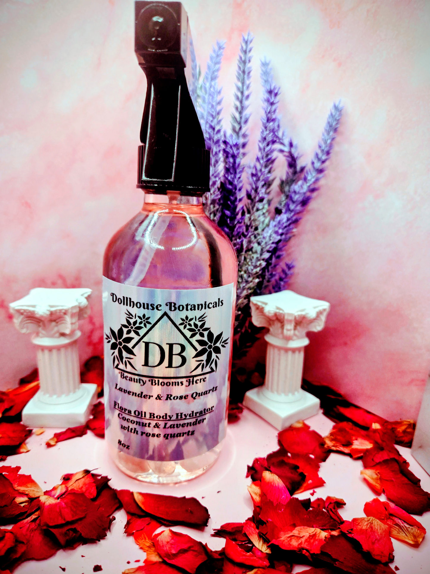 Lavender & Rose Quartz Flora Oil Body Hydrator