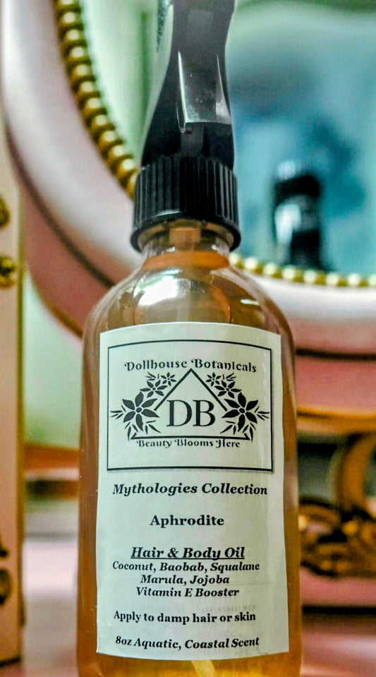 Aphrodite Hair & Body Oil Fragrance (Aquatic, Coastal, Floral)