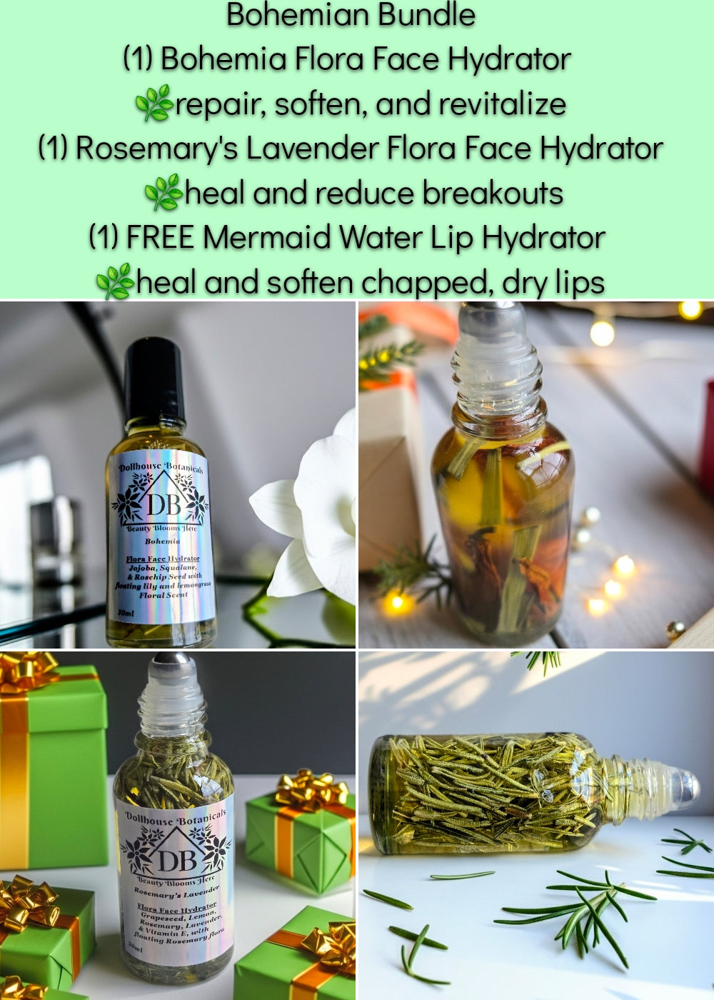 Bohemian Bundle-Bohemia, Rosemary's Lavender, and Mermaid Water